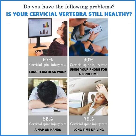 Cervical Neck Traction Device for Neck Pain Relief Neck Sling Hammock - Picture 12 of 12